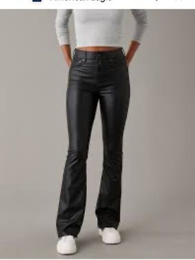 AE Stretch Vegan Leather
Super High-Waisted Kick flare